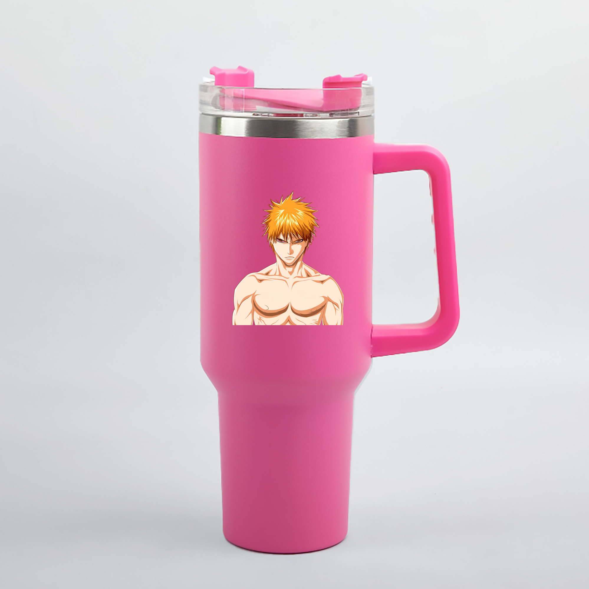 （画像用） ブリーチ 黒崎一護（くろさき いちご）BLEACH Kurosaki Ichigo 1200mL車用タンブラー（カラープリント）